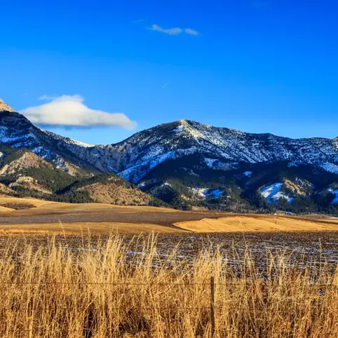 Bridger Mountain Range.