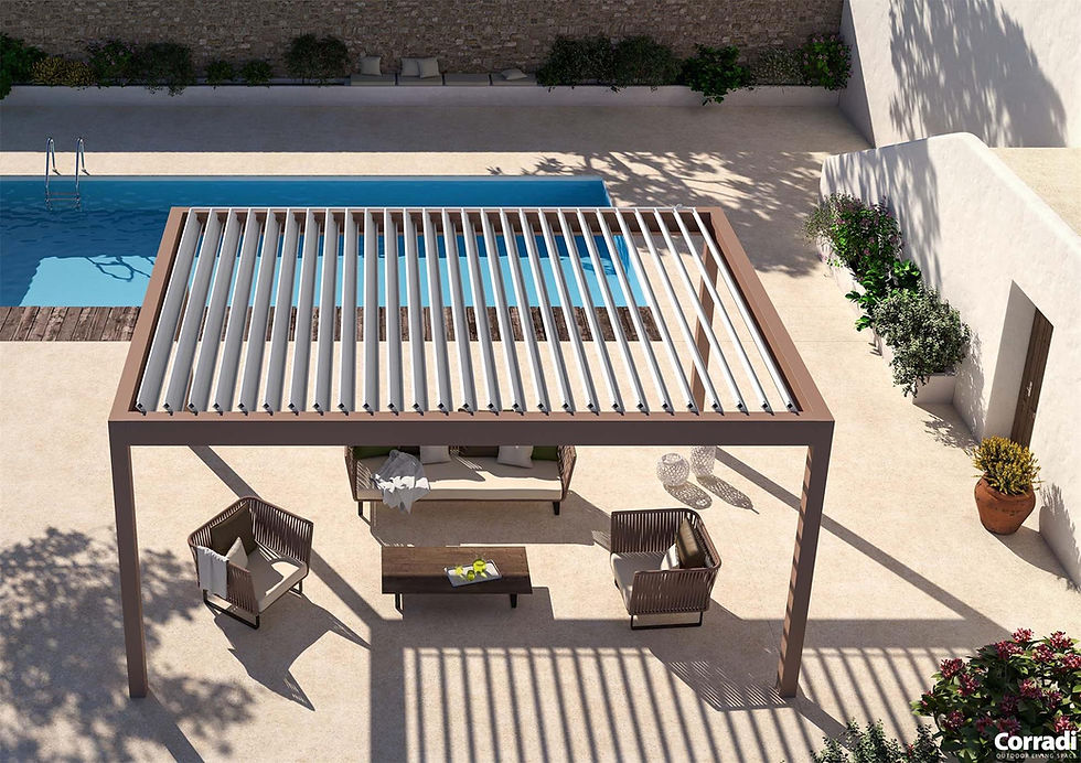 Açılır kapanır pergola mı yoksa geleneksel biyoklimatik pergola mı?