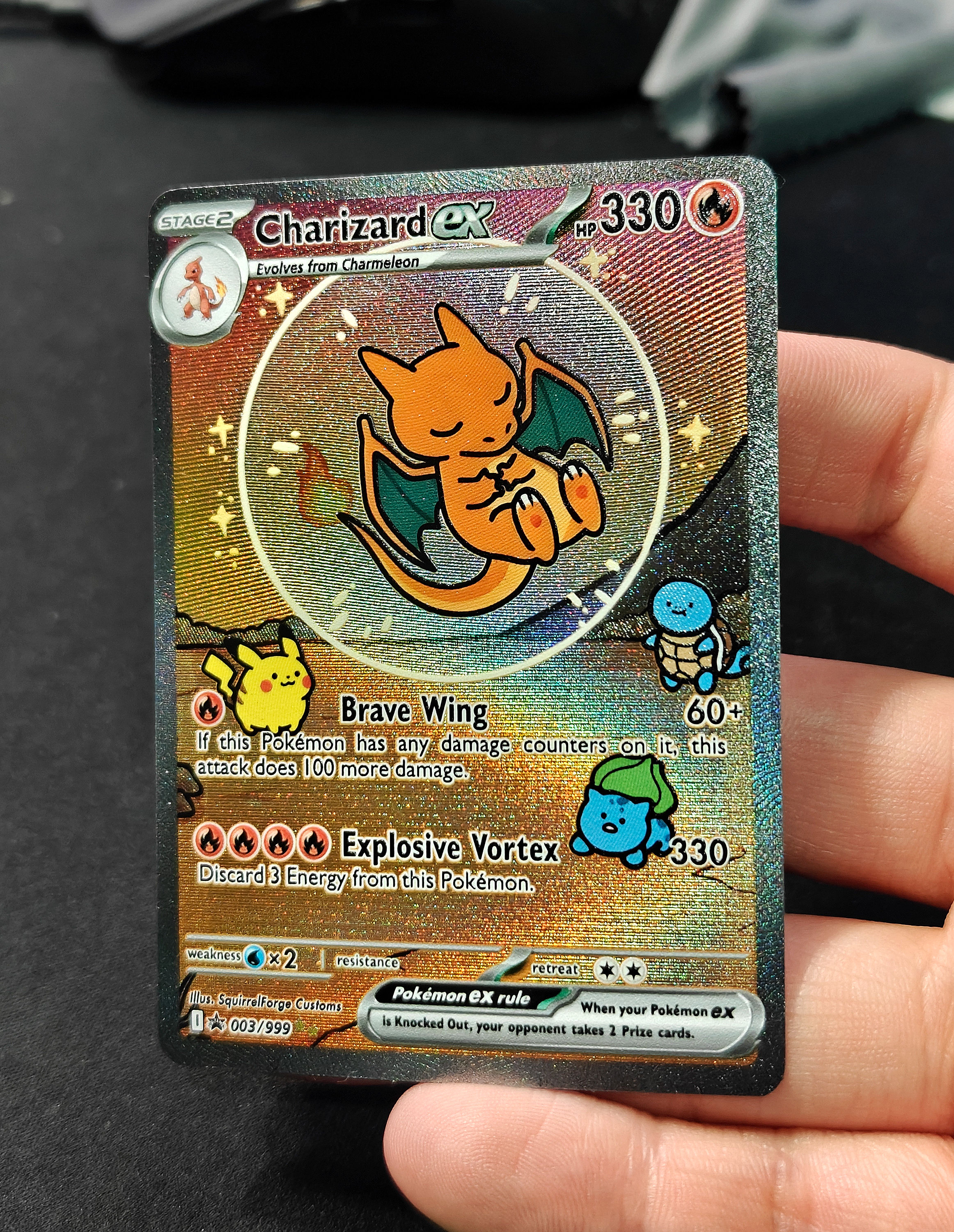 Bubble Charizard ex - Ultra Premium Textured SIR Card