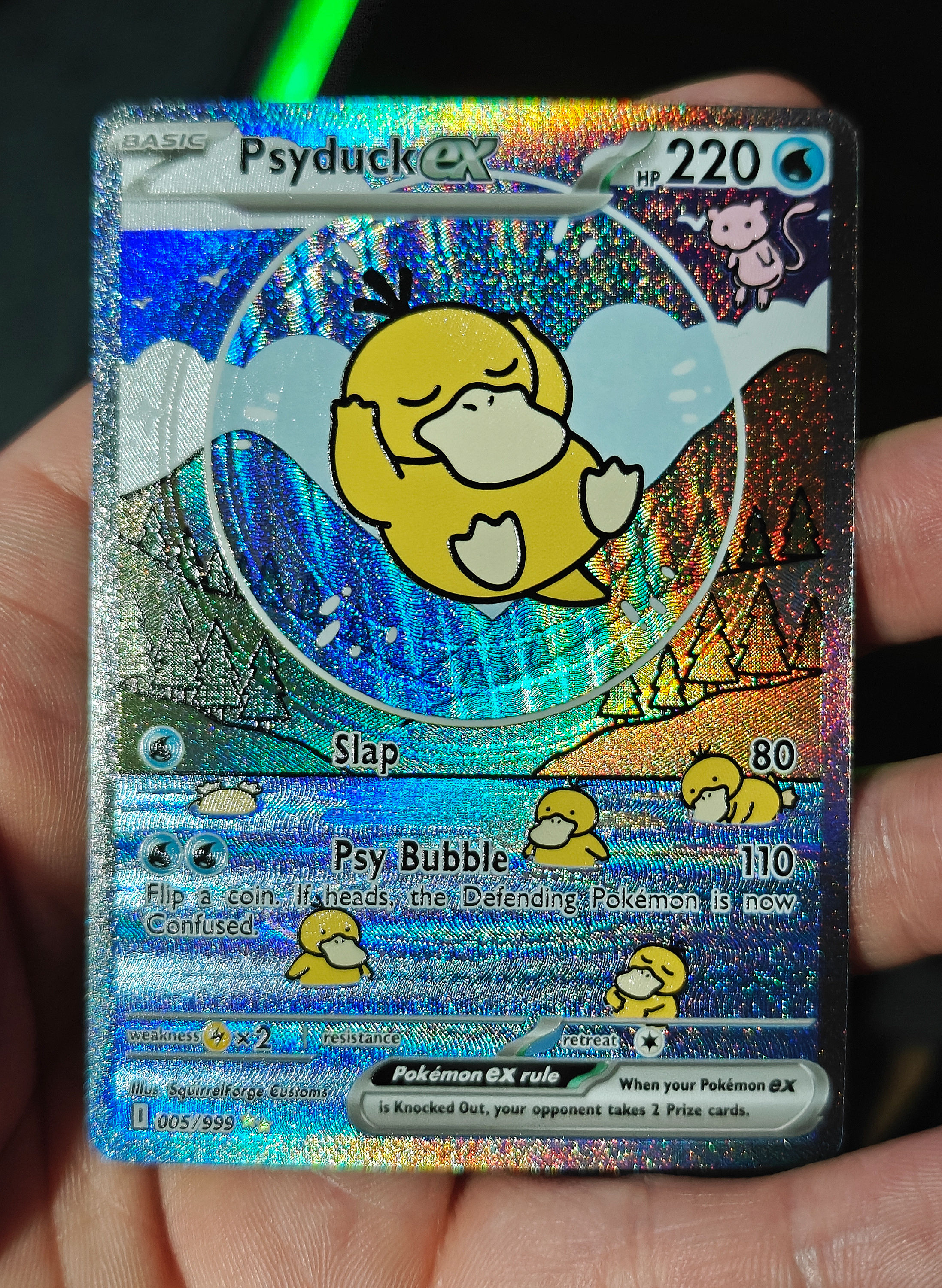 Bubble Psyduck ex - Ultra Premium Textured SIR Card