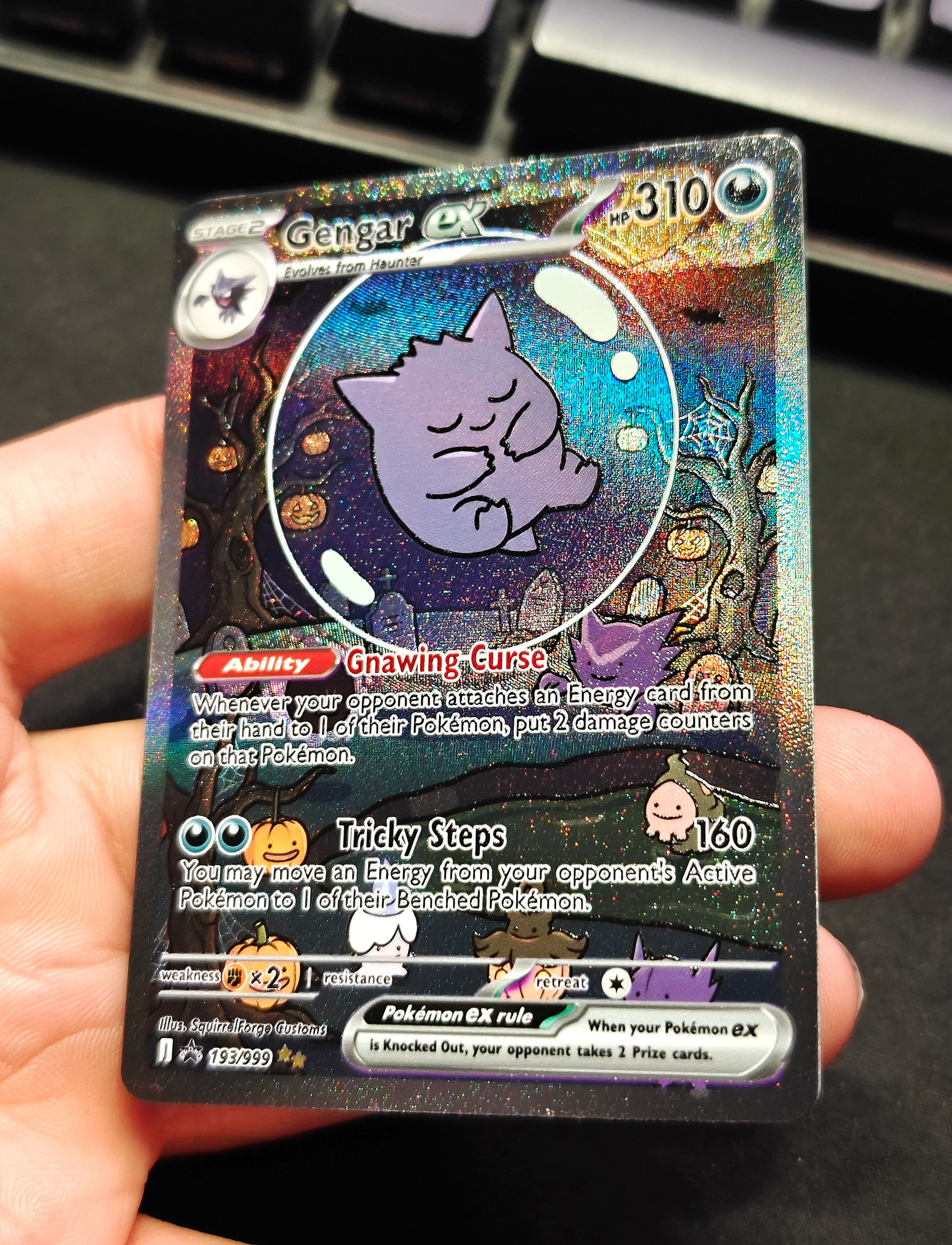 Bubble Gengar ex - Ultra Premium Textured SIR Card