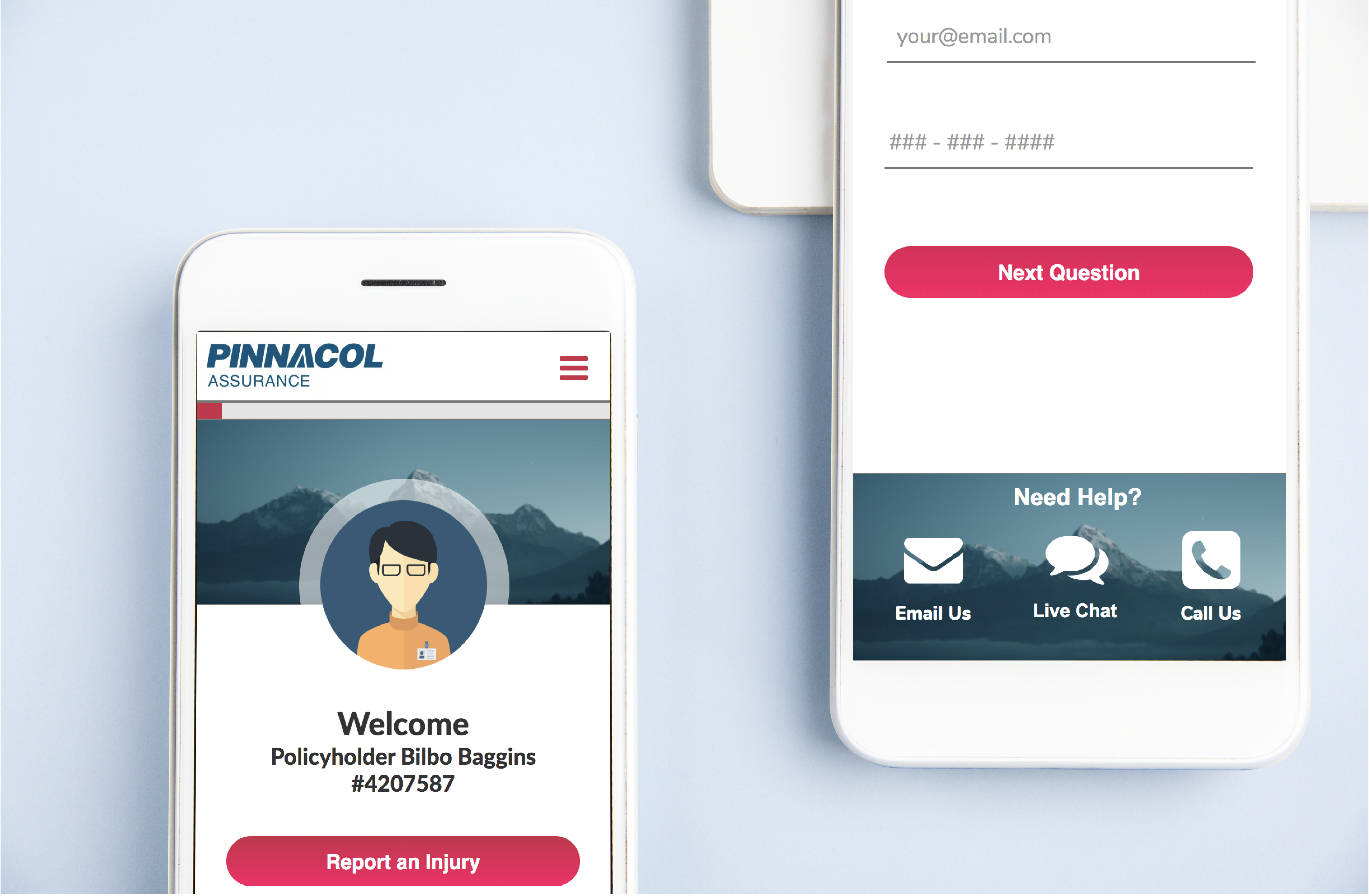 Pinnacol Mobile First UI