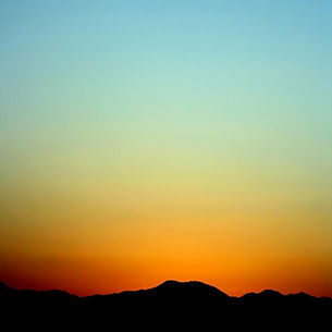 Un tramonto molto acceso