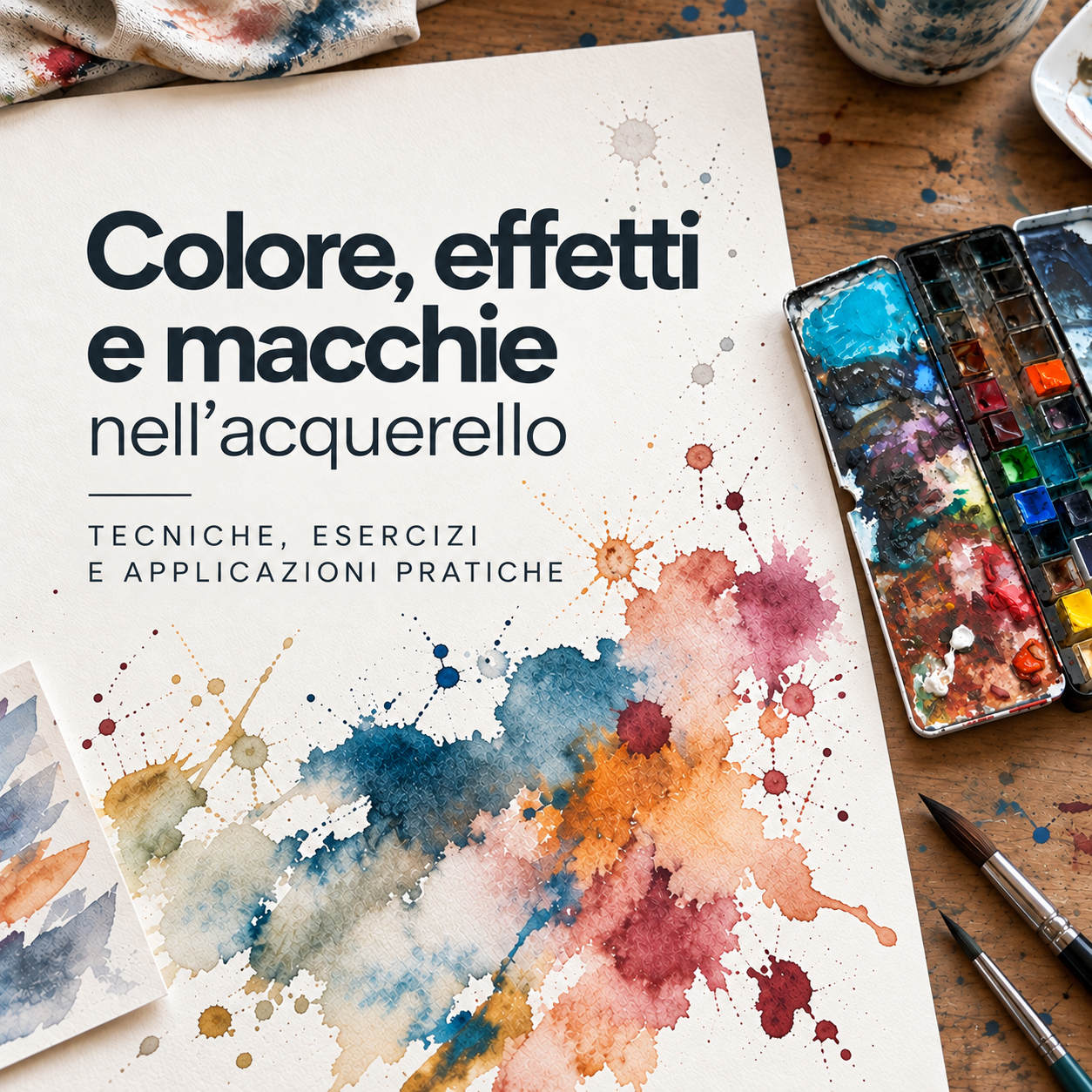 Giochi di colore: effetti e macchie nell'acquerello