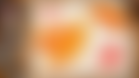 Arancione melone ad acquerello e ciligie