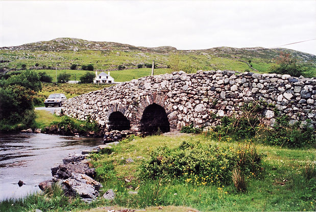 The Bridge crossed over by John Wayne in the Quiet Man