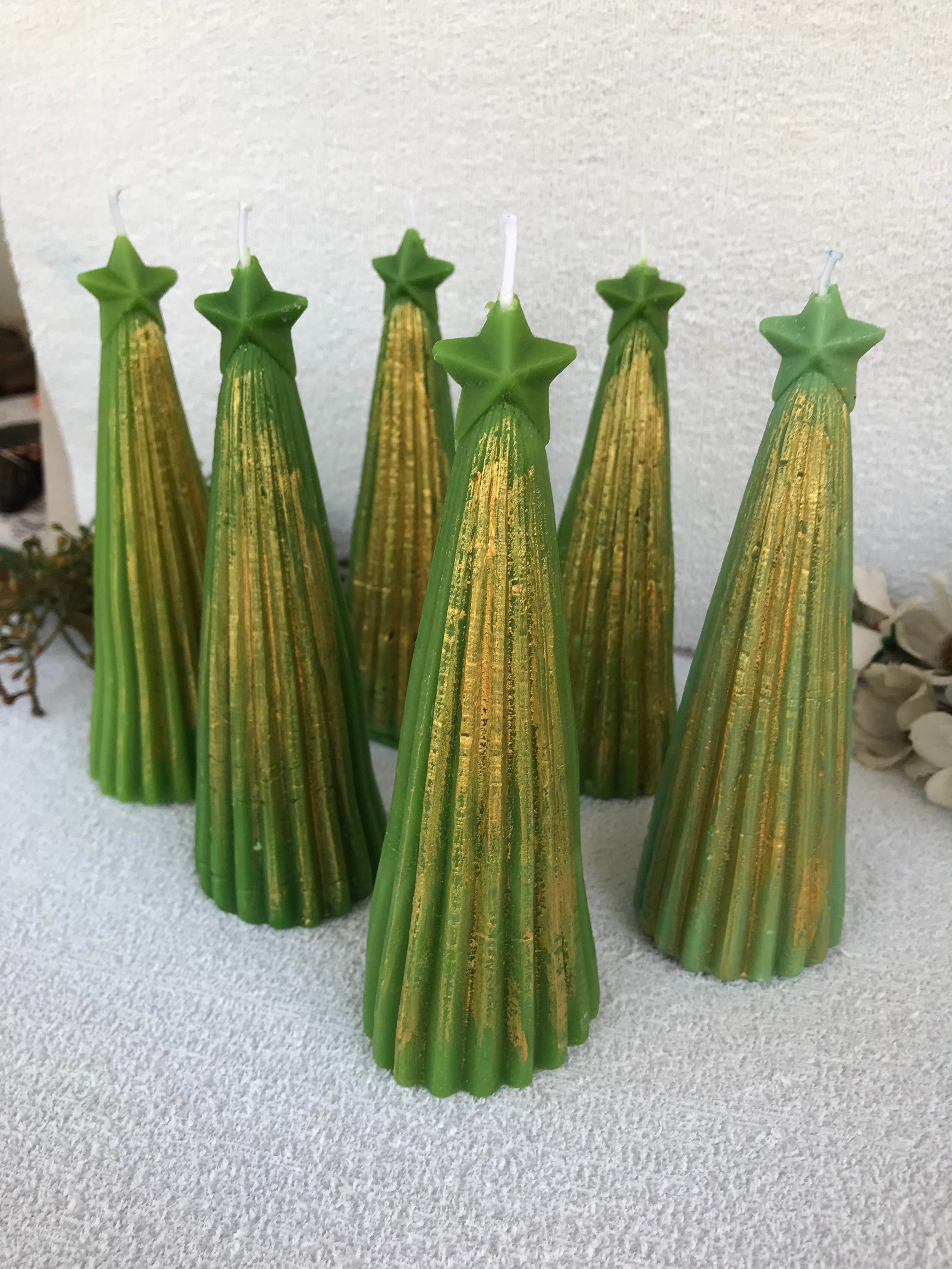 Vela Natalina Pinheiro Cone Ponta Estrela