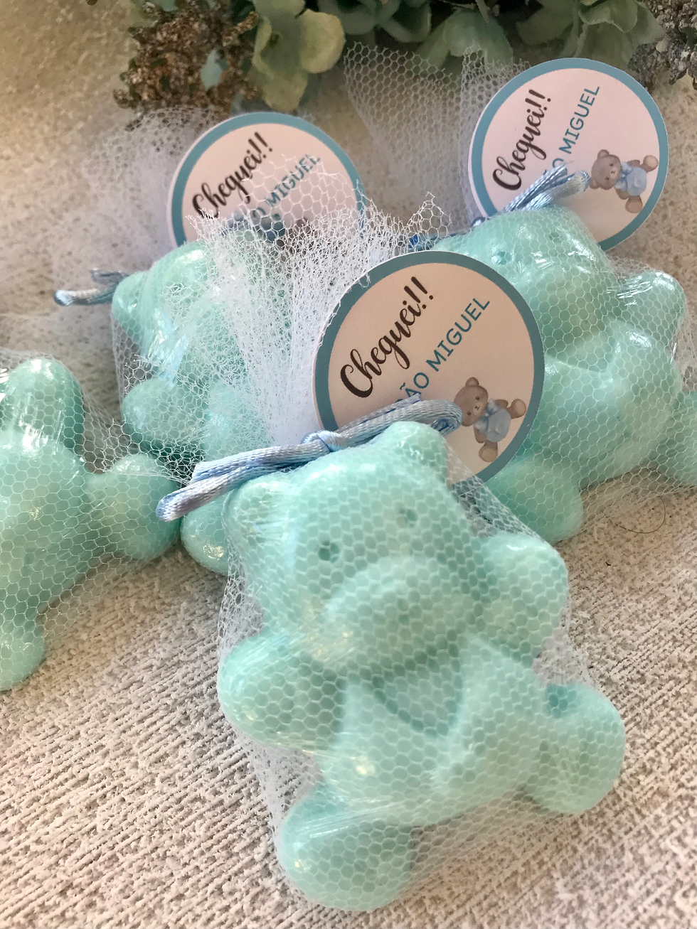 Lembrancinha Sabonete Artesanal Urso Lorenzo