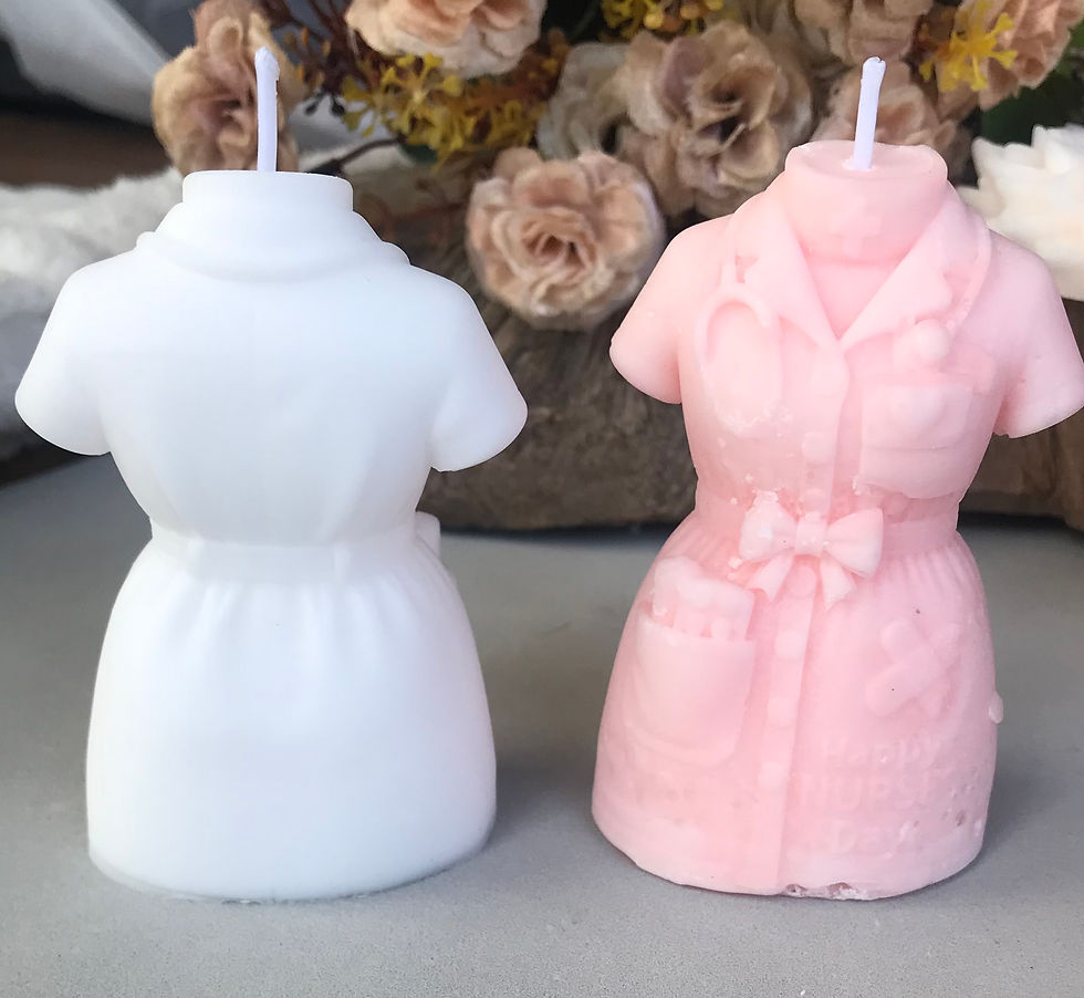 Miniatura: Vela Personalizada Uniforme de Enfermeira