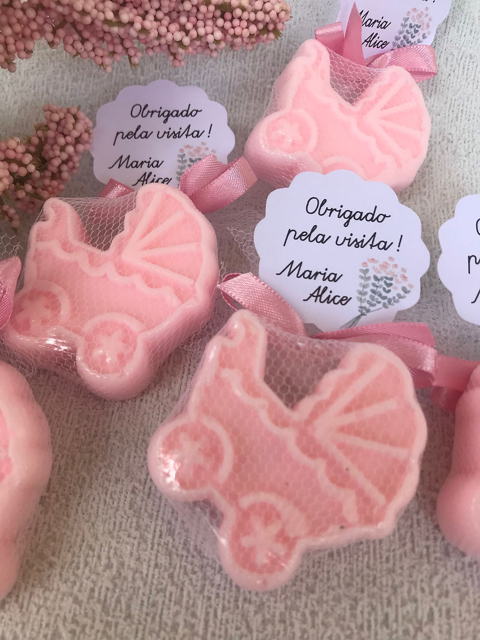 Lembrancinha Sabonete Carrinho de bebê (unidade)