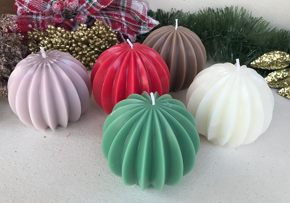 Miniatura: Vela Natalina Esfera Luxuosa