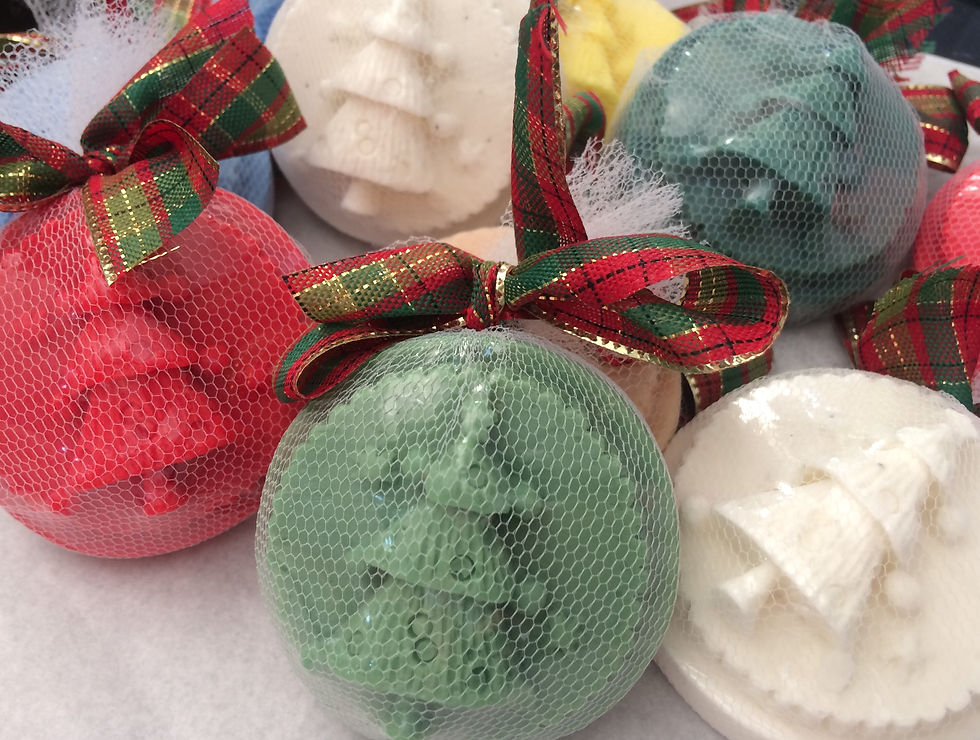 Lembrancinha Sabonete Artesanal Pinheiro de Natal