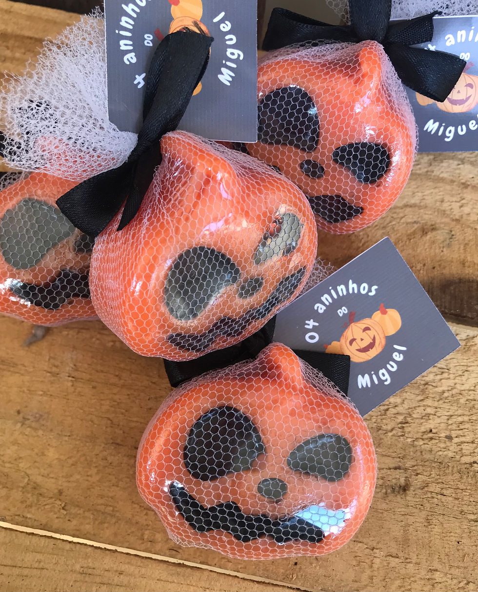 Miniatura: Lembrancinha Halloween Sabonete Artesanal Abóbora