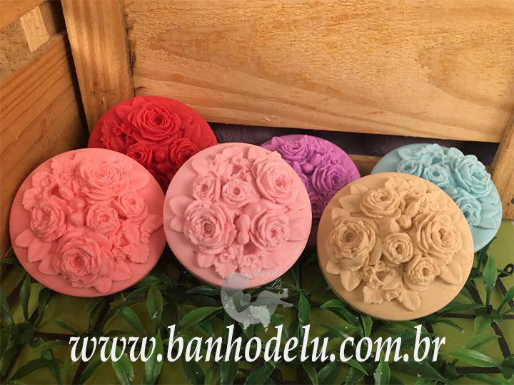 Sabonete Artesanal Flores (unidade).