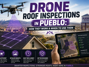 Drone Roof Inspections in Pueblo Colorado 