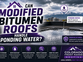 Can Modified Bitumen Roofs Handle Ponding Water?