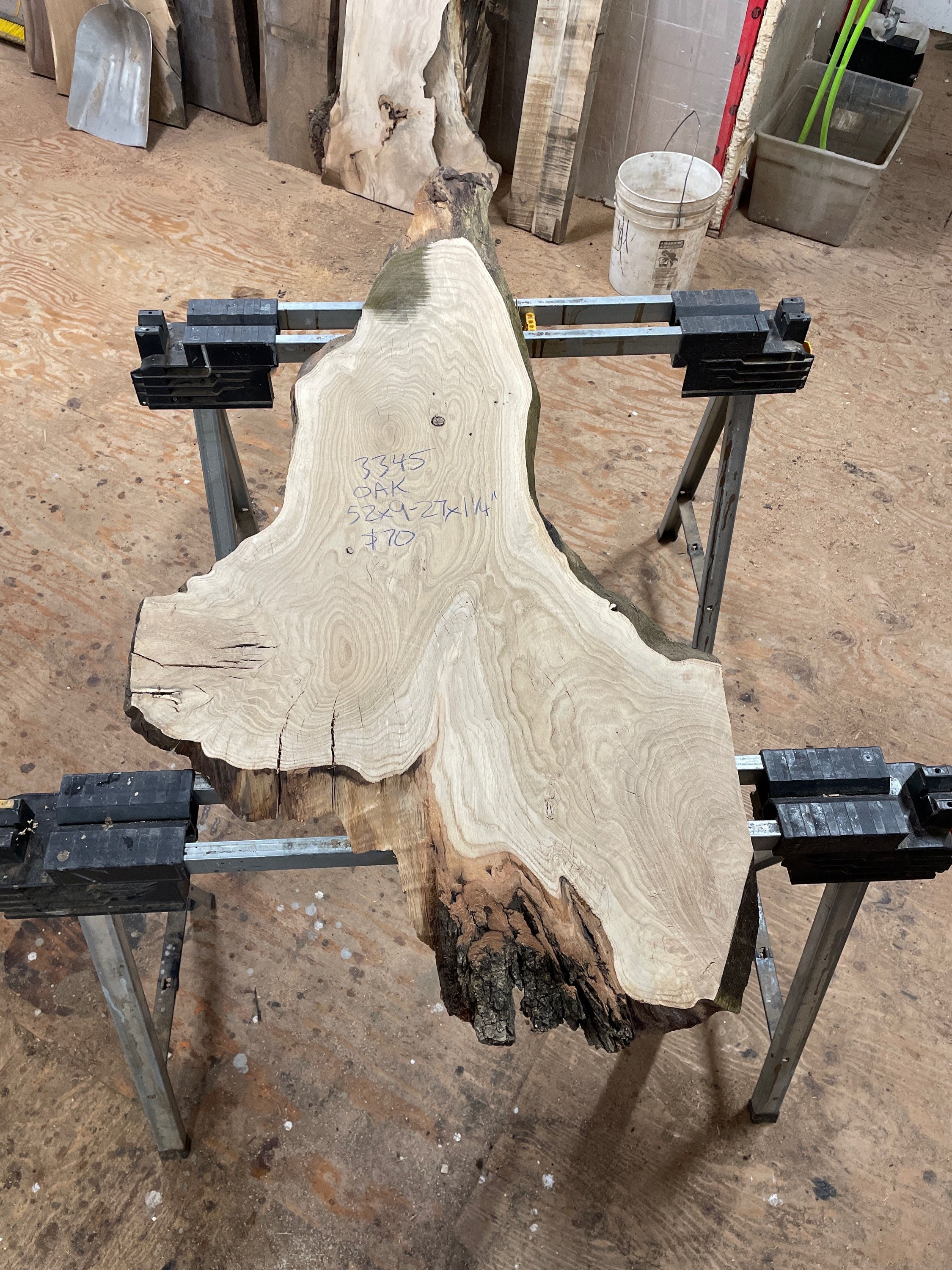Oak slab