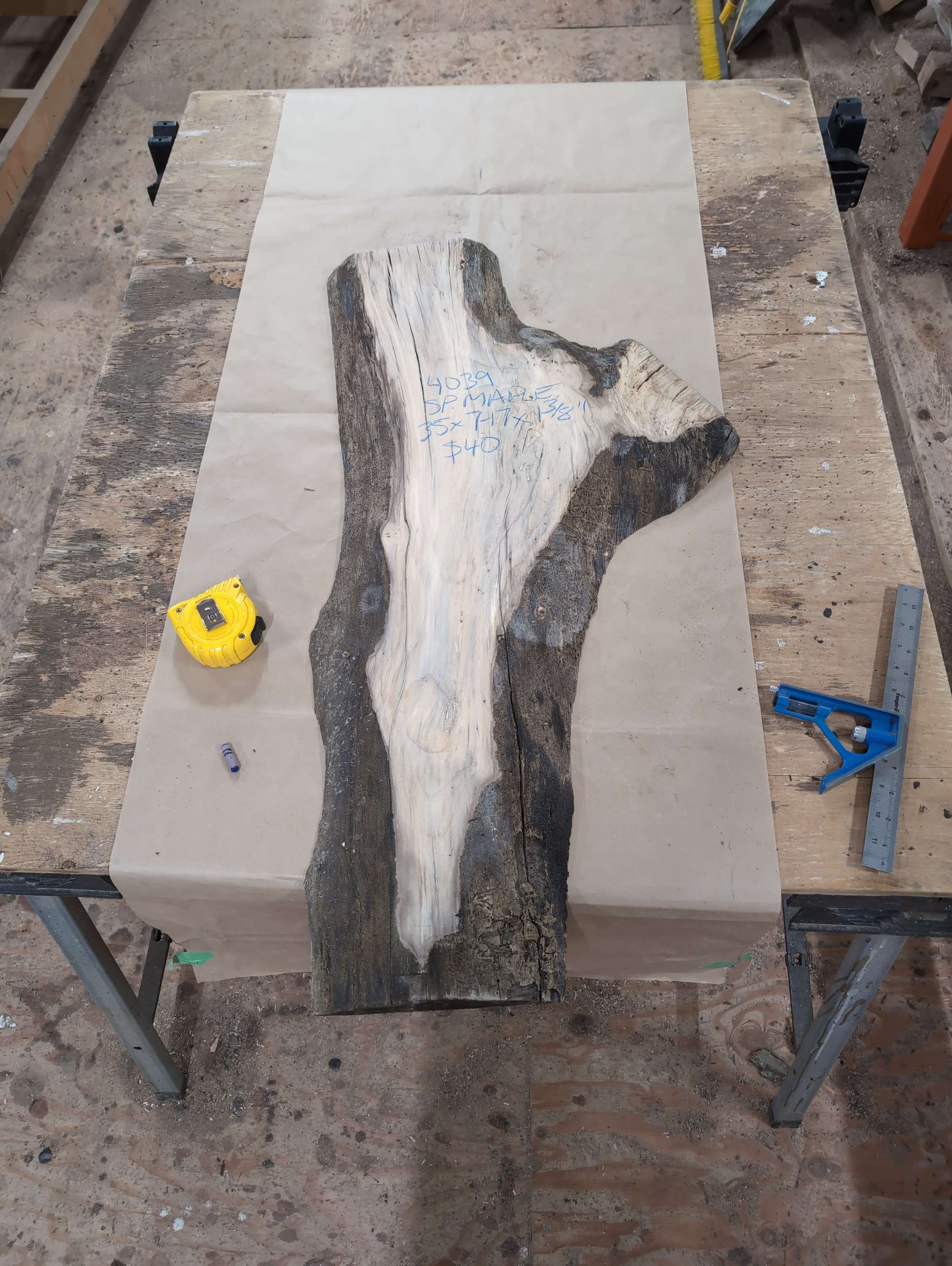 Spalted Maple slab 