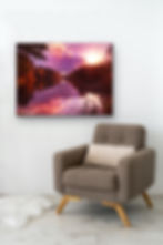 Swedish lake, autumn, Sweden, sunset, lake