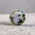 Cabochon agate mousse