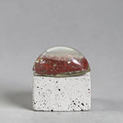 Cabochon en agate mousse Indonésie