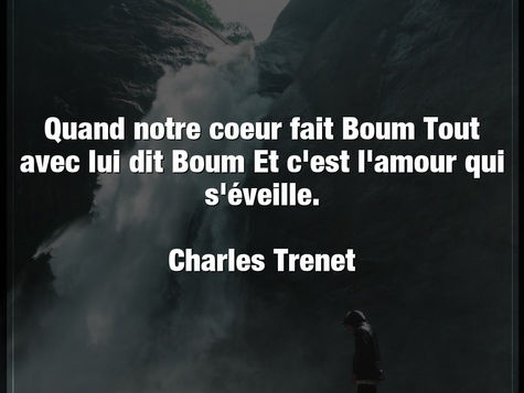 Boum quand notre coeur fait boum !