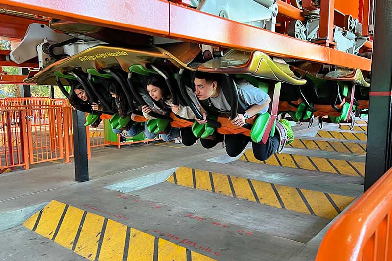 Six Flags Magic Mountain Rides