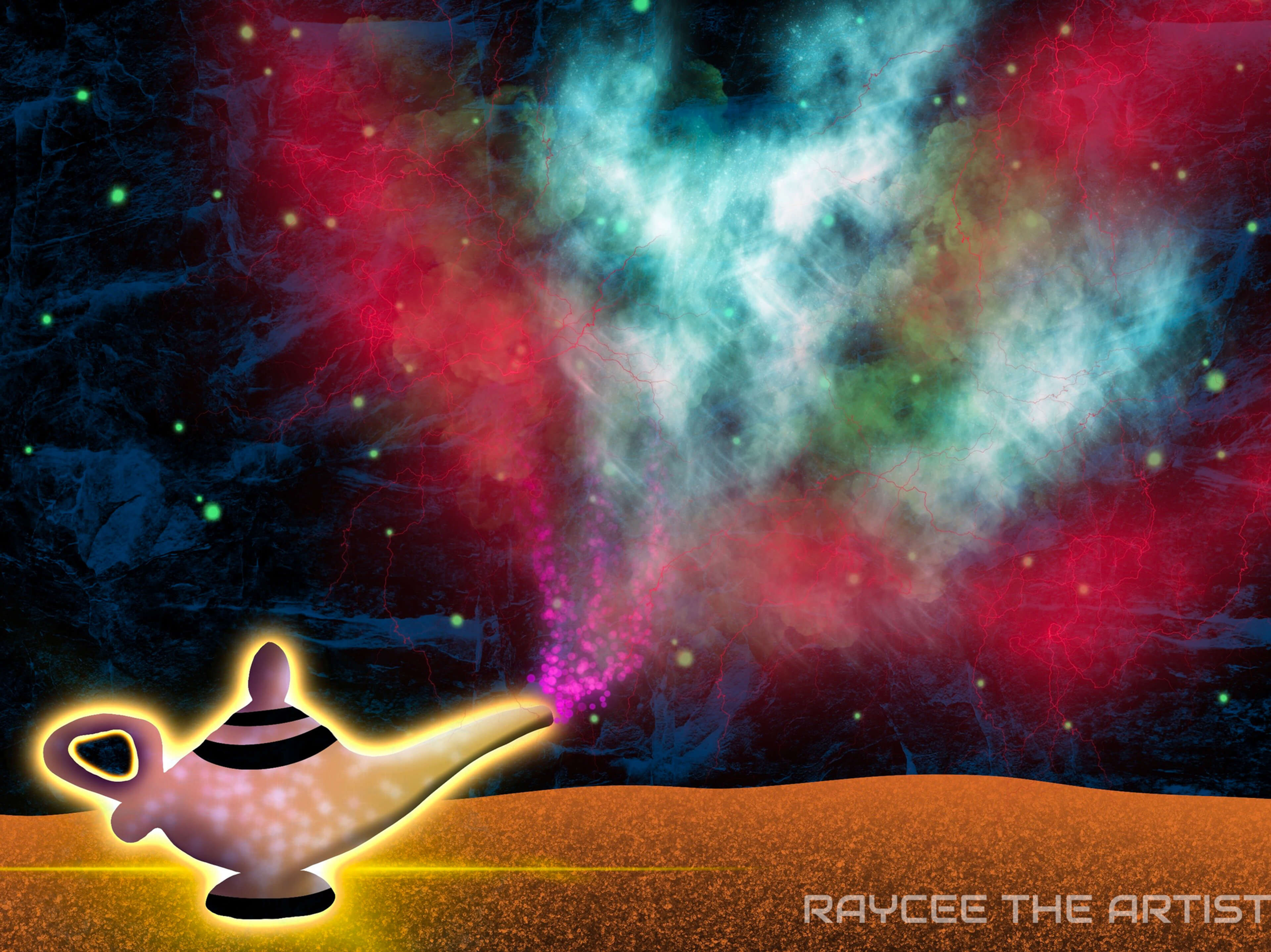 "Genie" High-Quality Fine Art Print