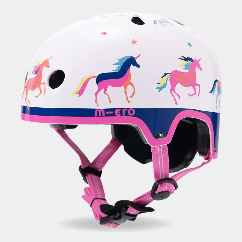 Thumbnail: Micro Scooter Unicorn Print Safety Set
