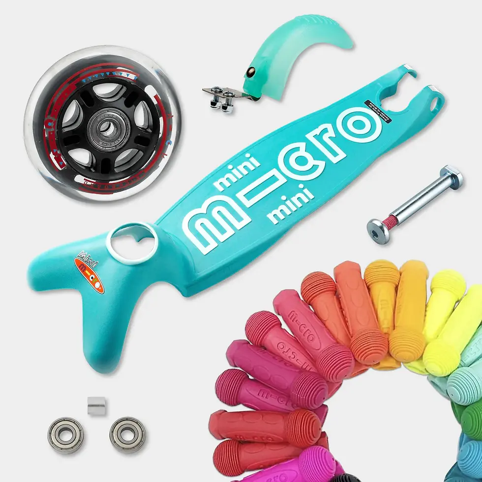 Thumbnail: Micro Scooter Mini Micro Aqua Deluxe w LED Wheels