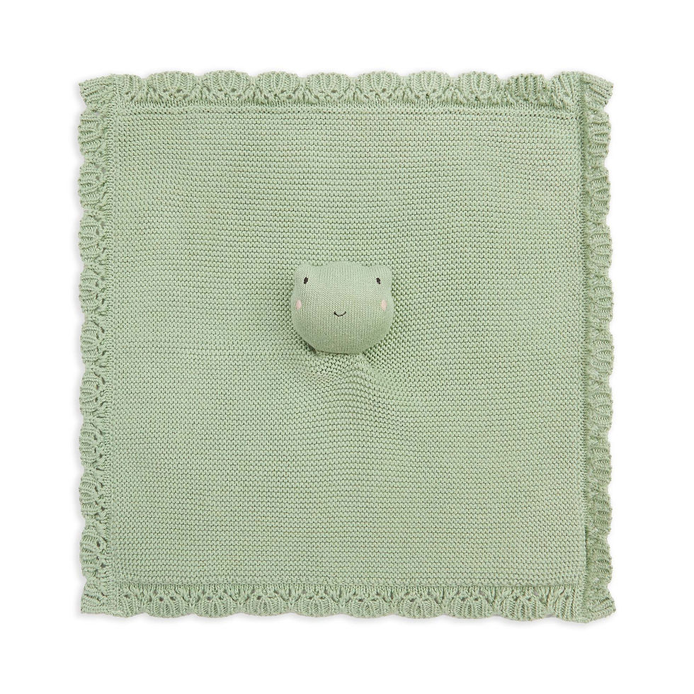 Thumbnail: Frog Baby Cuddle Cloth Comforter