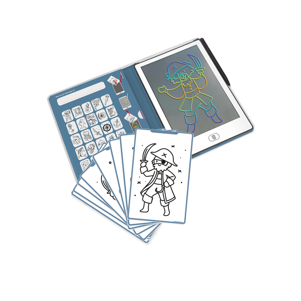 Kidywolf Kidydraw-Mini Portable Drawing Tablet Pirates