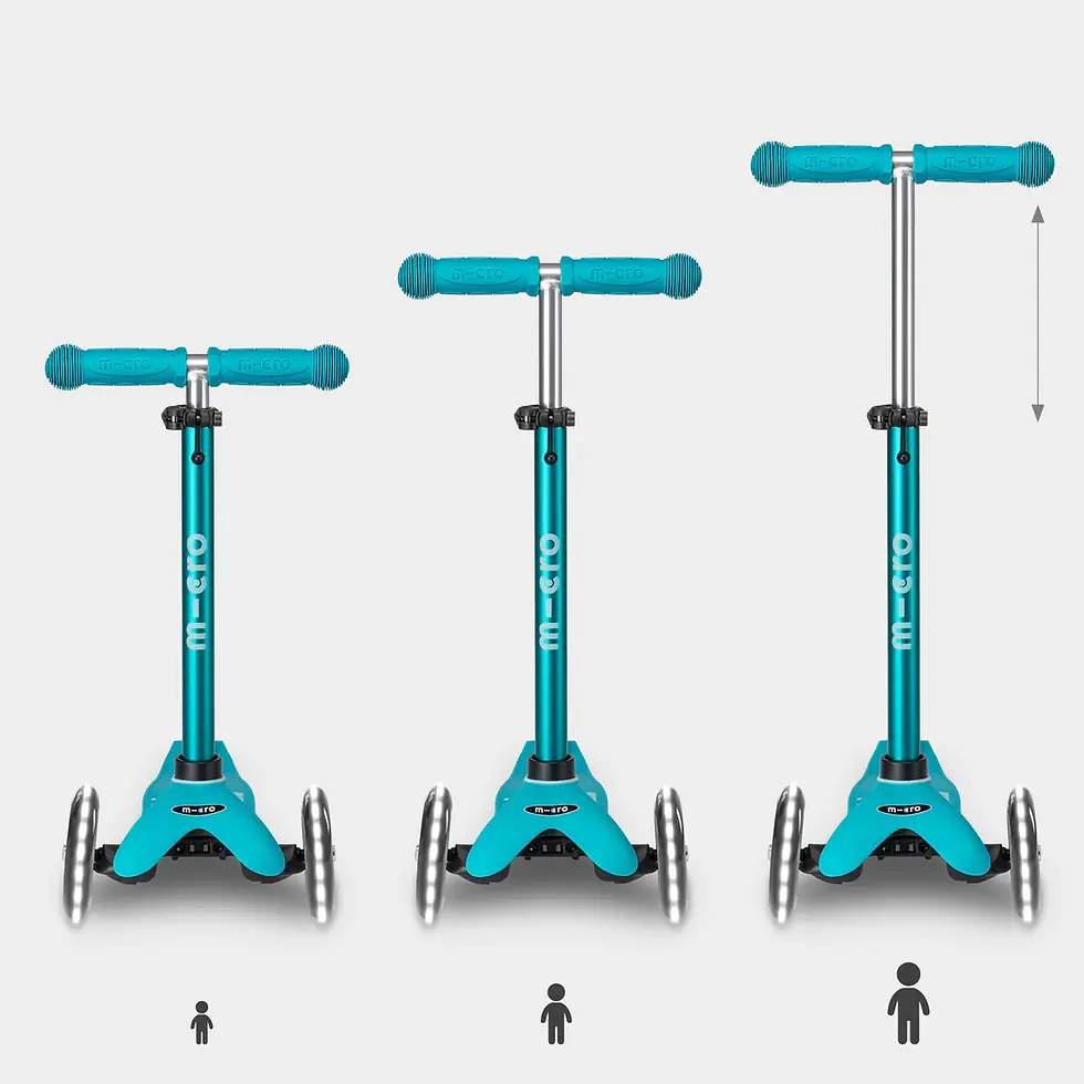 Thumbnail: Micro Scooter Mini Micro Aqua Deluxe w LED Wheels