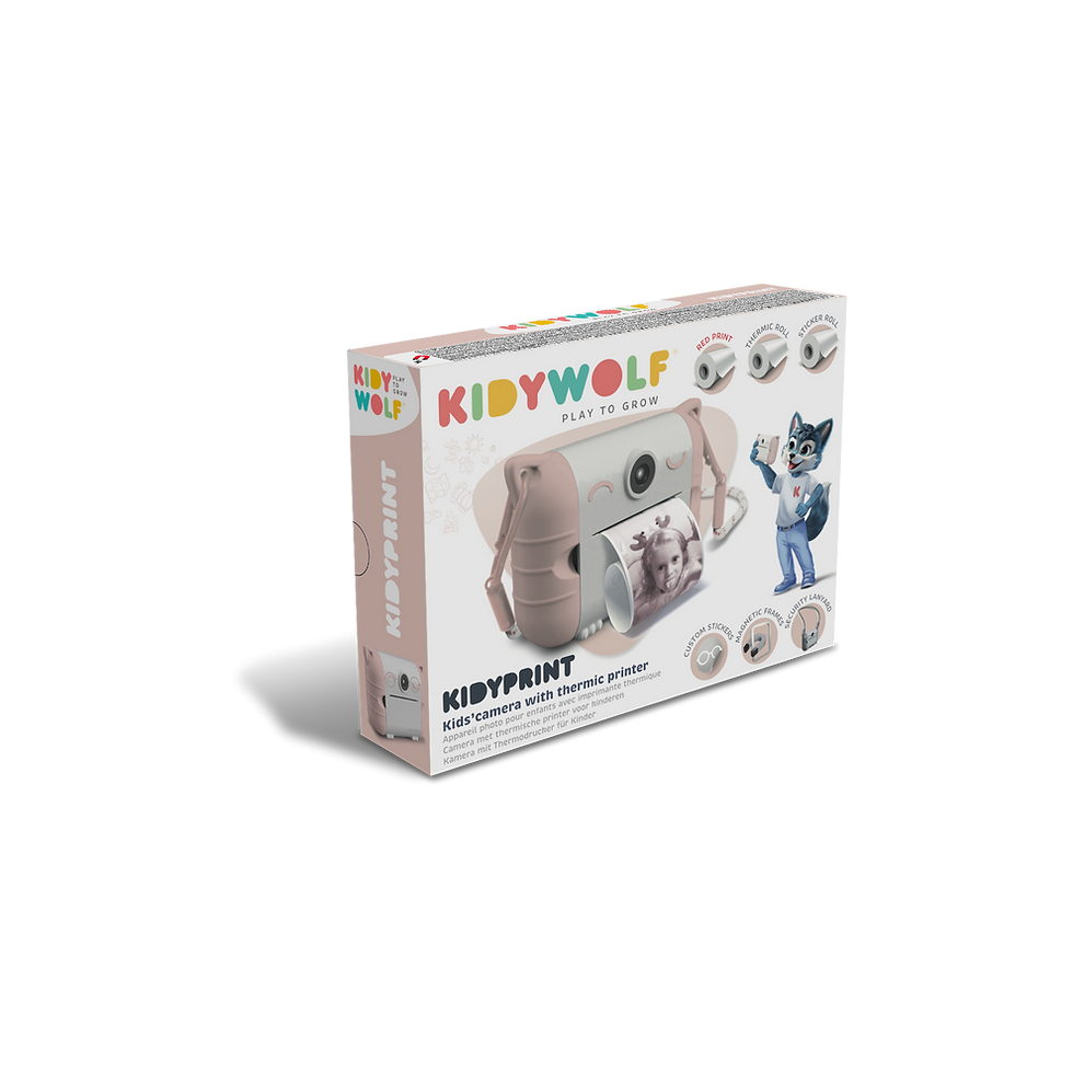 Thumbnail: Kidywolf Thermal Printing Camera Pink