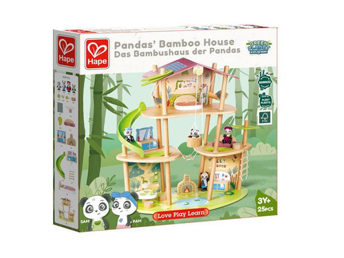 Hape Green Planet Explorers Panda's Bamboo Playset Timeless Toys UK