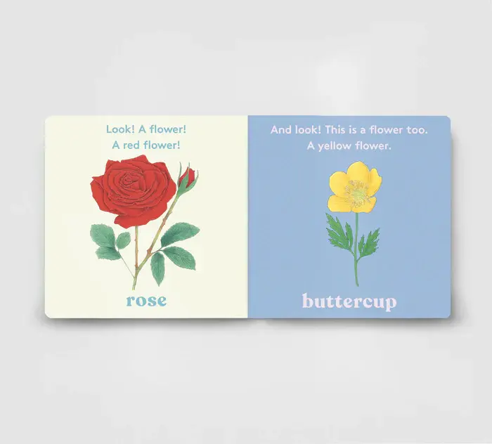 Thumbnail: Look! A flower! Tactile Touch Hardback Book