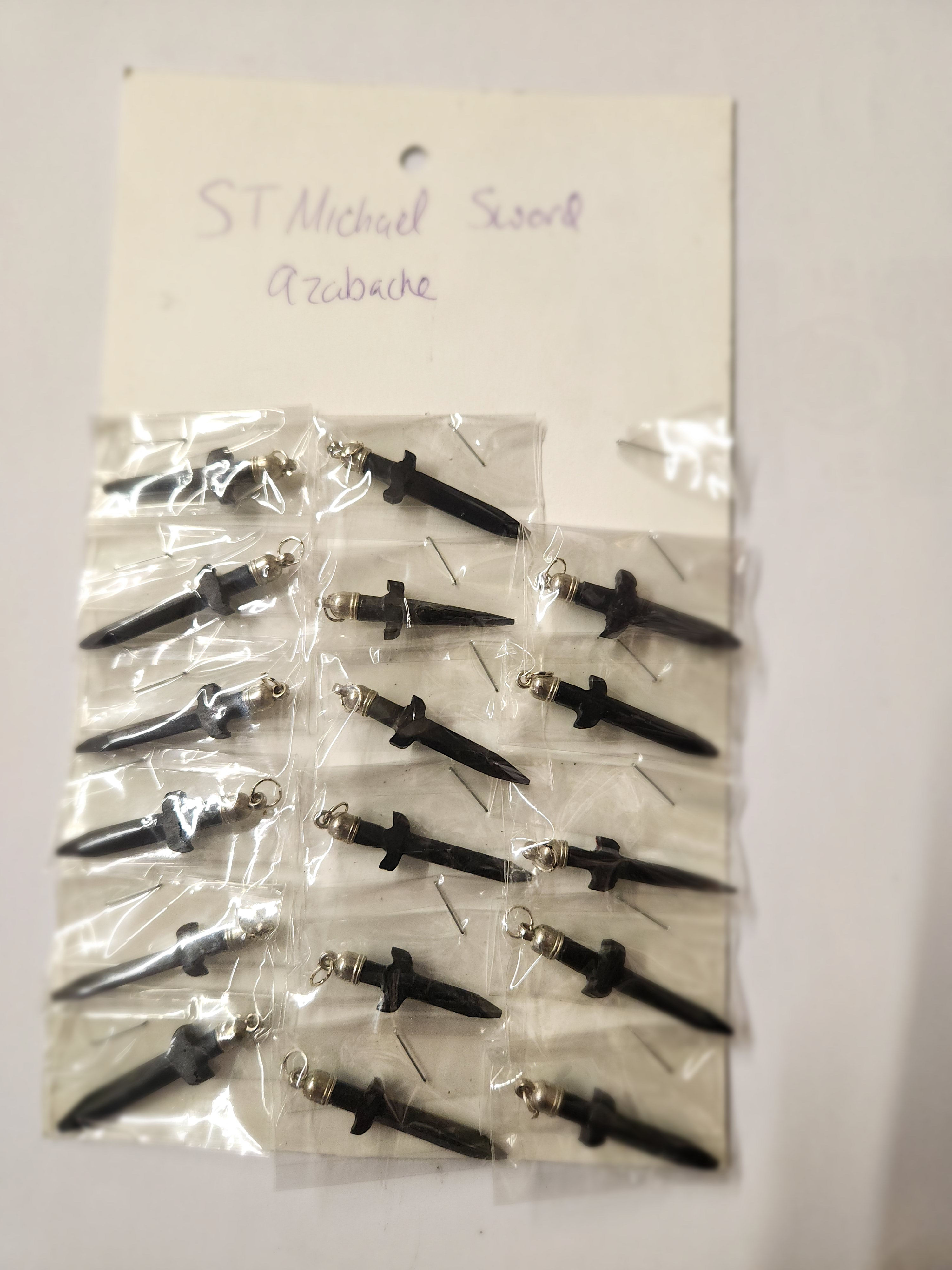 ST MICHAEL SWORD AZABACHE