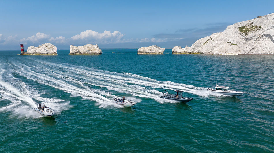 Fleet of Boats on Charter By The Needles