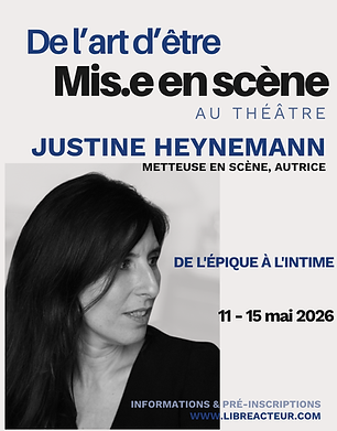 Le matin : exercices et improvisations visant à développer et valoriser la singularité de chaque participant·e.
L’après-midi : travail de scènes proposant des personnages puissants, en comédie comme en drame, face à des situations extrêmes, afin d’amener chacun·e à se dépasser.