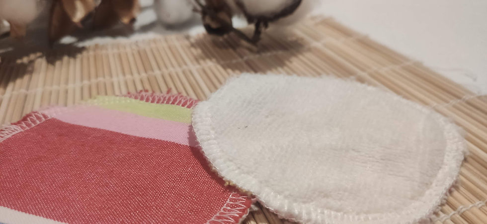 Thumbnail: Washable cotton pad (round) - Set of 7