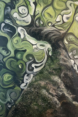 The page showcasing the painting entitled "Change in Perspective"