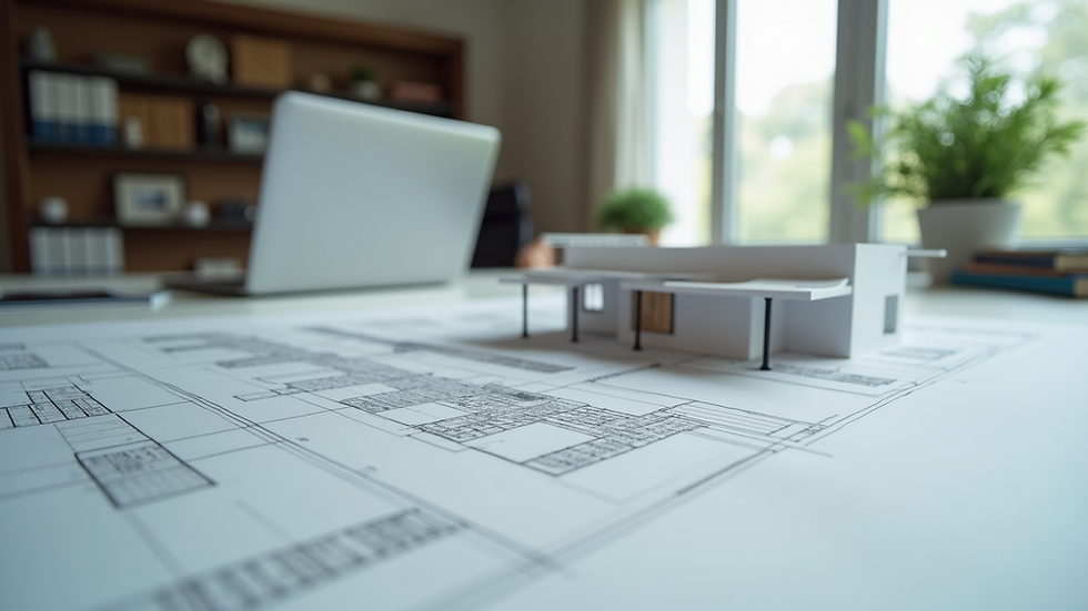 Eye-level view of a modern residential building under construction