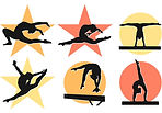 women-girl-gymnastics-silhouettes-vector