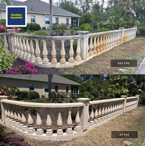 Rust Stain Removal Decorative Wall Timberly HOA Parrish FL 34219