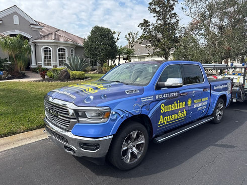 Sunshine AquaWash Truck and Trailer in Parrish FL