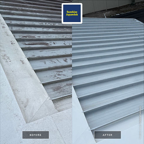 TPO Roof Cleaning Soft Wash Terra Ceia FL Sunshine AquaWash