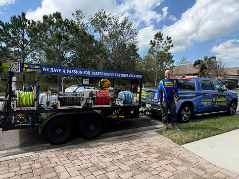 Sunshine AquaWash Equipment and Owner David Moore