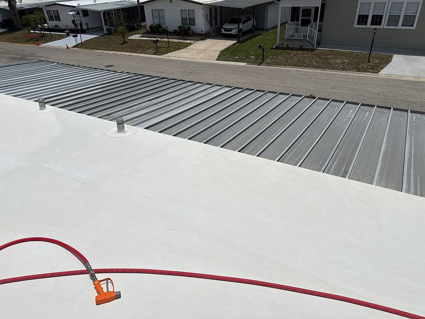 After TPO Roof Cleaning Soft Wash by Sunshine AquaWash