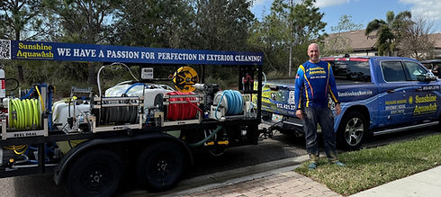 Sunshine AquaWash Equipment and Owner David