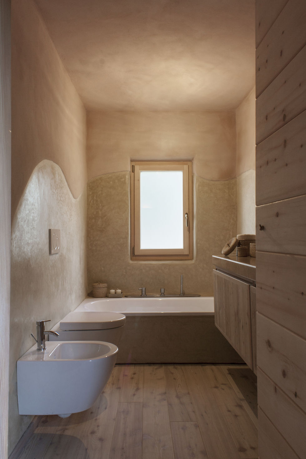 Bathroom design lake house